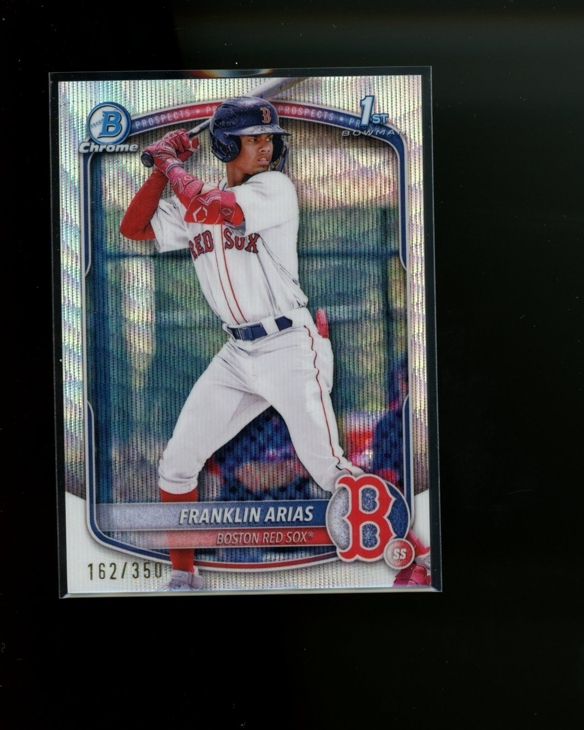 2025 Bowman Chrome Wave Refractor #BCP67 Franklin Arias #d 162/350 1st