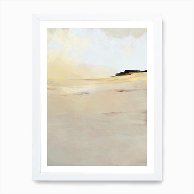 Gold Land Kunstdruck gerahmt Wandbild Poster Leinwanddruck Bild