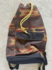 Rare Burton frontier pack Apache print India bag in excellent Condition 