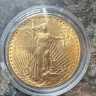 1924 $20 Saint-Gaudens Double Eagle Gold Coin 0.9 Fine Business Strike P -AU