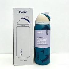 Limited Edition Owala shark FreeSip Water Bottle 32oz GIFT NEW