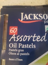 Jackson Paint Large 60 Assorted Artist Oil Pastels Art Supplies NEW
