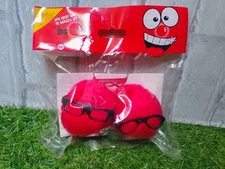 Red Nose Day Noses Sealed 2007 Big Smelly Nose Balls x 2 Rare