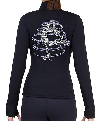 Figure Skating Polartec Fleece Jacket Rhinestone JR230 - Light Purple