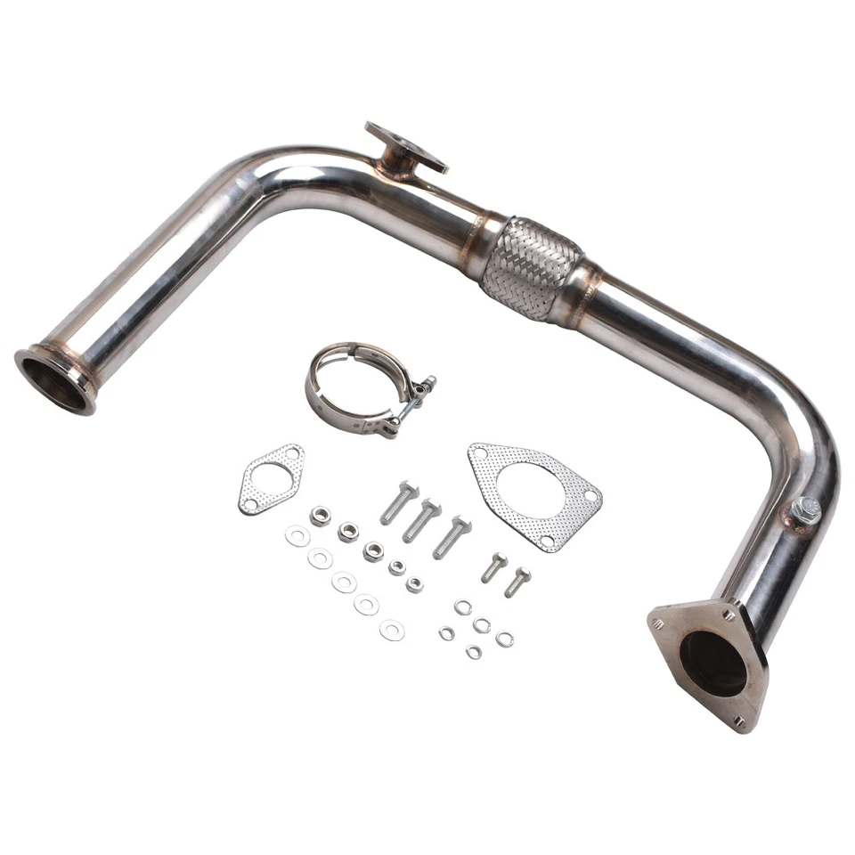 Tubo coletor turbo 2,5 polegadas para GMC Sierra Chevy Silverado Vortec LS crossover - Imagem 2 de 4