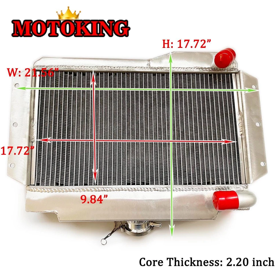 Radiador para 1968-1976 1972 1973 MG MGB Base GT 1.8L 1798CC 110Cu en l4 GAS OHV Foto 2 de 4
