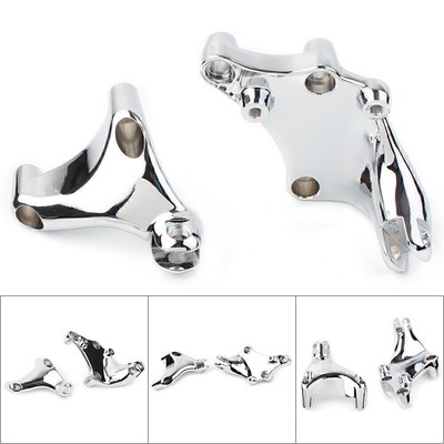 Fußrastenhalterung hinten für Harley Sportster XL1200 Custom Chrome