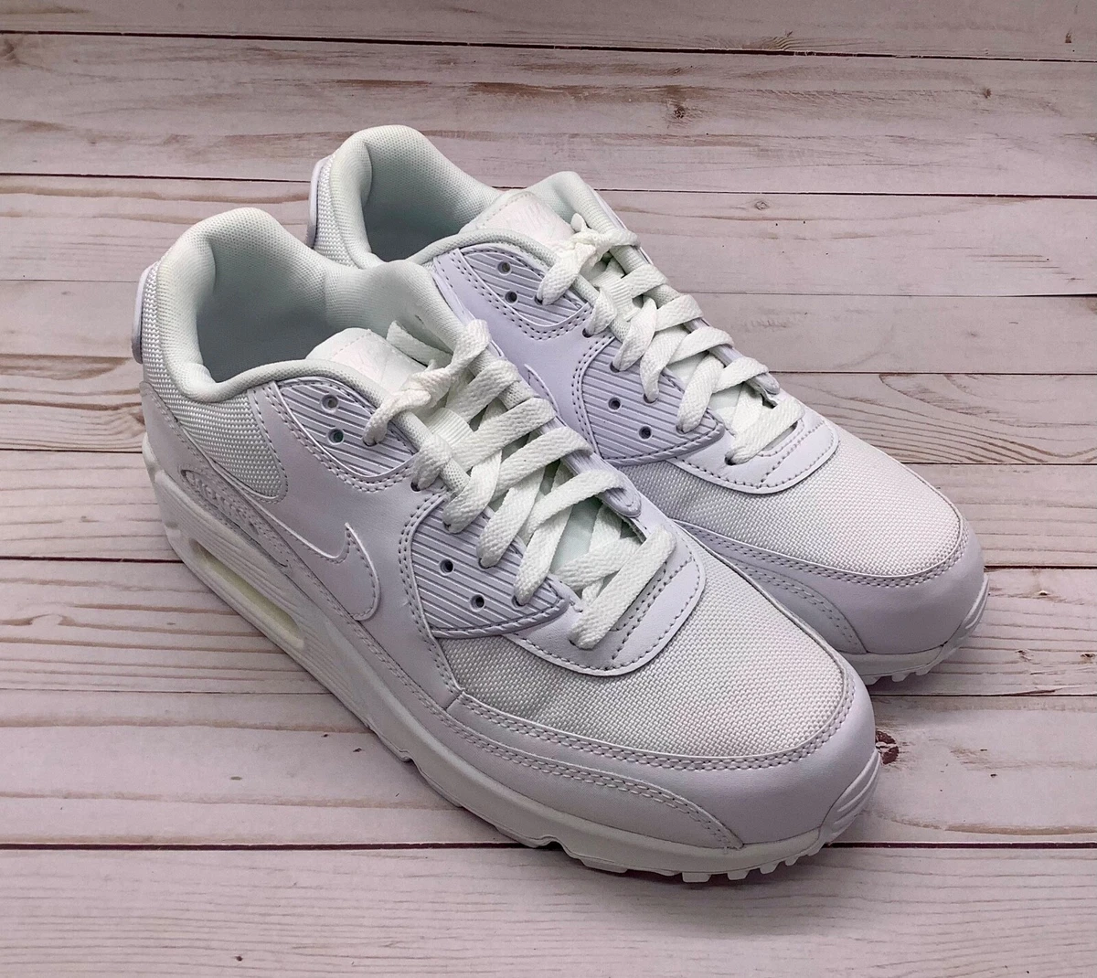 Persoonlijk Ingang vleet Nike Air Max 90 Essential 537384-111 Triple White Mens size 8 | eBay