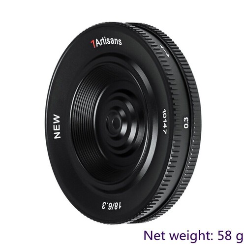7artisans 18mm F6.3 II Maual Focus Lens APS-C Lens For Sony Fujifilm M43 Nikon