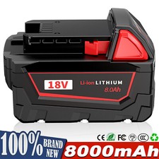 8.0AH Lithium-ion Extended Capacity Battery For Milwaukee For M18 18V 48-11-1860