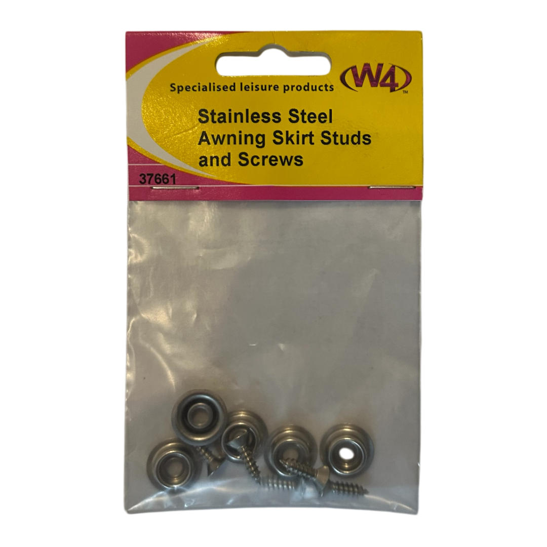 W4 Awning Skirt Studs & Screws Caravan Motorhome