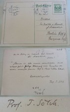 Geographer Johann Soelch (1883-1951): PK Innsbruck 1926 to Museum of Oceanography