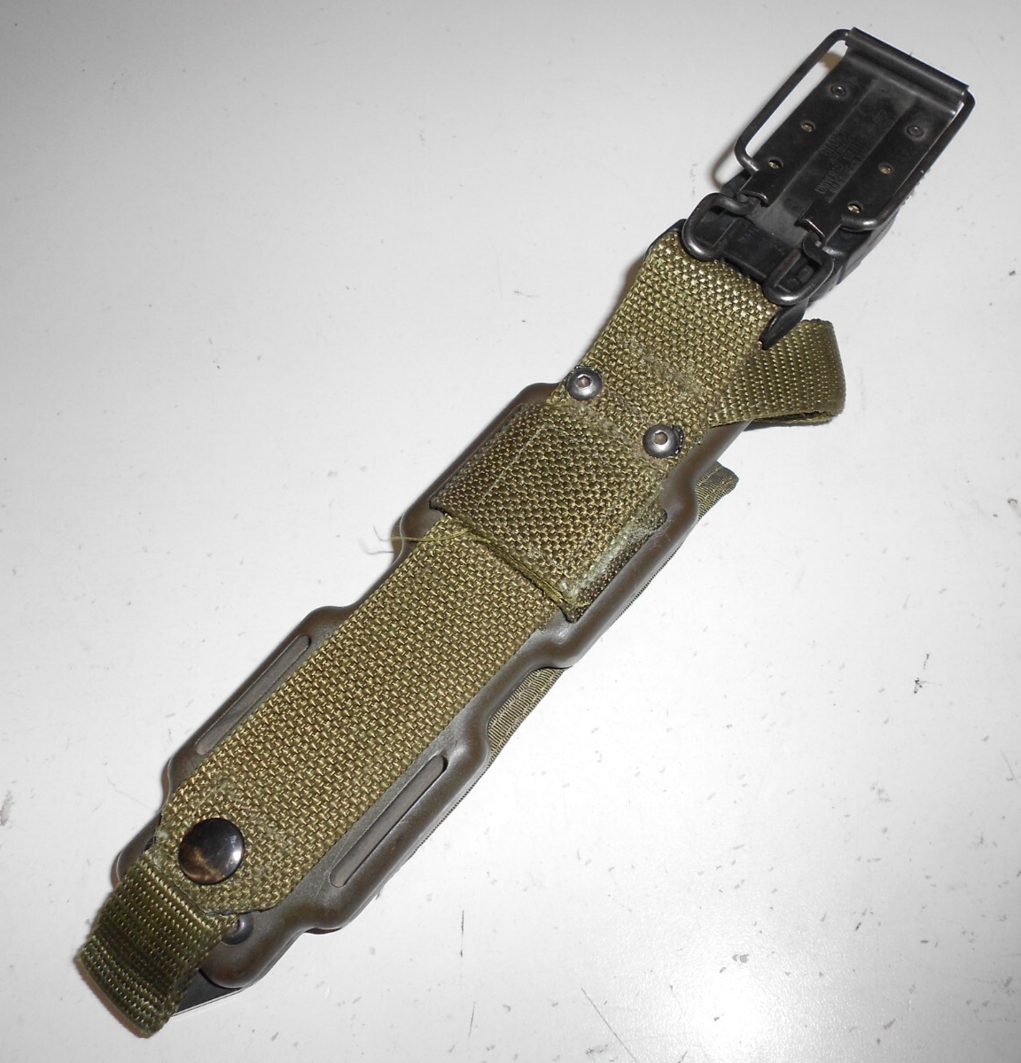 PHROBIS III M9 Bayonet BUCK 188 1987 w/original scabbard EUC Free