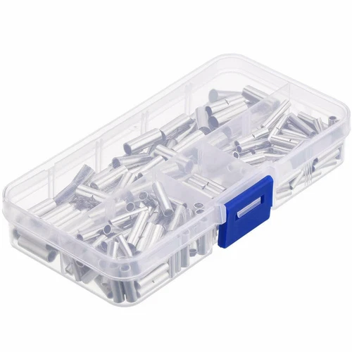 200Pcs Bare Copper Terminals Uninsulated Ferrules Splice Wire Crimp Connectors - Picture 17 of 21