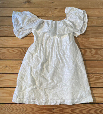 free people lace ruffle dress Free People FP One Adella Printed Mini Slip Dress Lace Ruffle Summer Smocked S