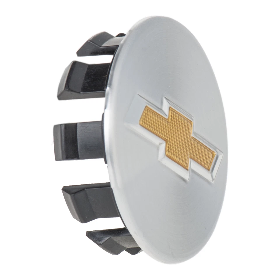 NOVO GENUÍNO Cubo de Roda Tampa Central Cromada com Gravata Borboleta Dourada 12-19 Chevrolet 22863942 - Imagem 2 de 4