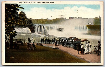 #ad #ad 1920 Niagara Falls Prospect Park New York ANTIQUE Postcard 8267 $14.92