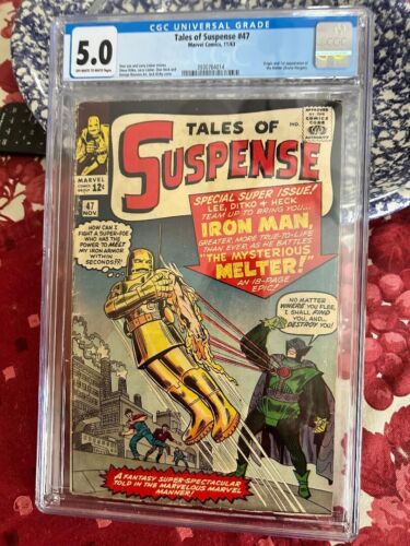Tales of Suspense #47 (1963), CGC 5.0, GLOSSY! THE MELTER, Marvel Comics - Picture 1 of 4