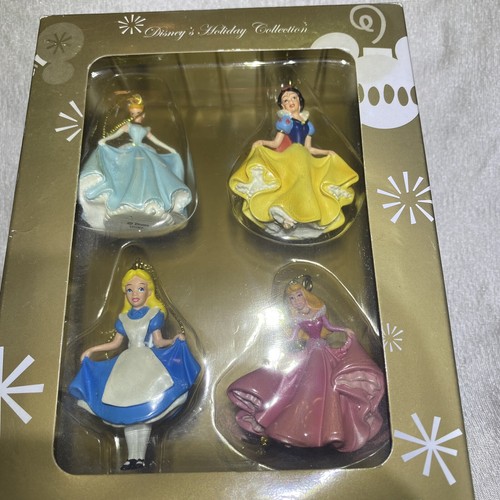 NEU im Karton Disney Set 4 Mini Prinzessinnen Ornamente Disneyland Resort - Bild 2 von 5