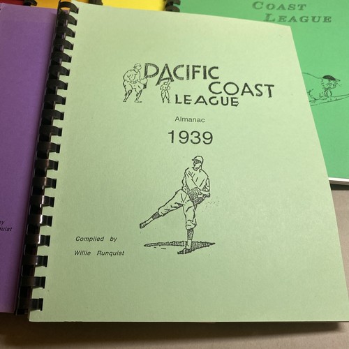 Baseball History: Pacific Coast League 1938-1953 - Lot of 17 Volumes / MNY - Picture 3 of 24