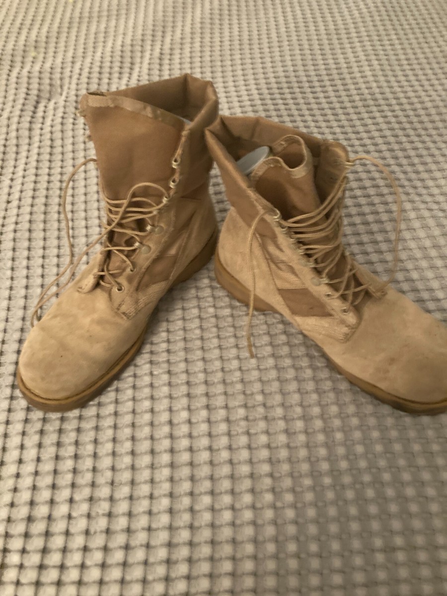 Tan Vibram Rocky Outdoor Gear Hot Weather Army Combat Boots  display picture 1