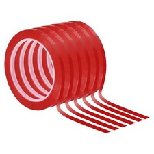 1/4" Whiteboard Tape 6 Pack Thin Dry Erase Tape for Graphic Chart Marking DIY...