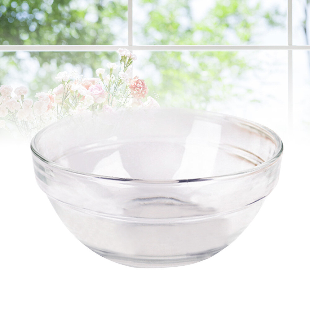 10cm Glas Klar Salat Schüssel Backen Container Wasabi Gericht