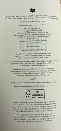 BROKEN BINDING: Station Eleven - Emily St. John Mandel, SIGNED ~ Prime TV Series - Picture 3 of 16