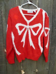 big bow sweater
