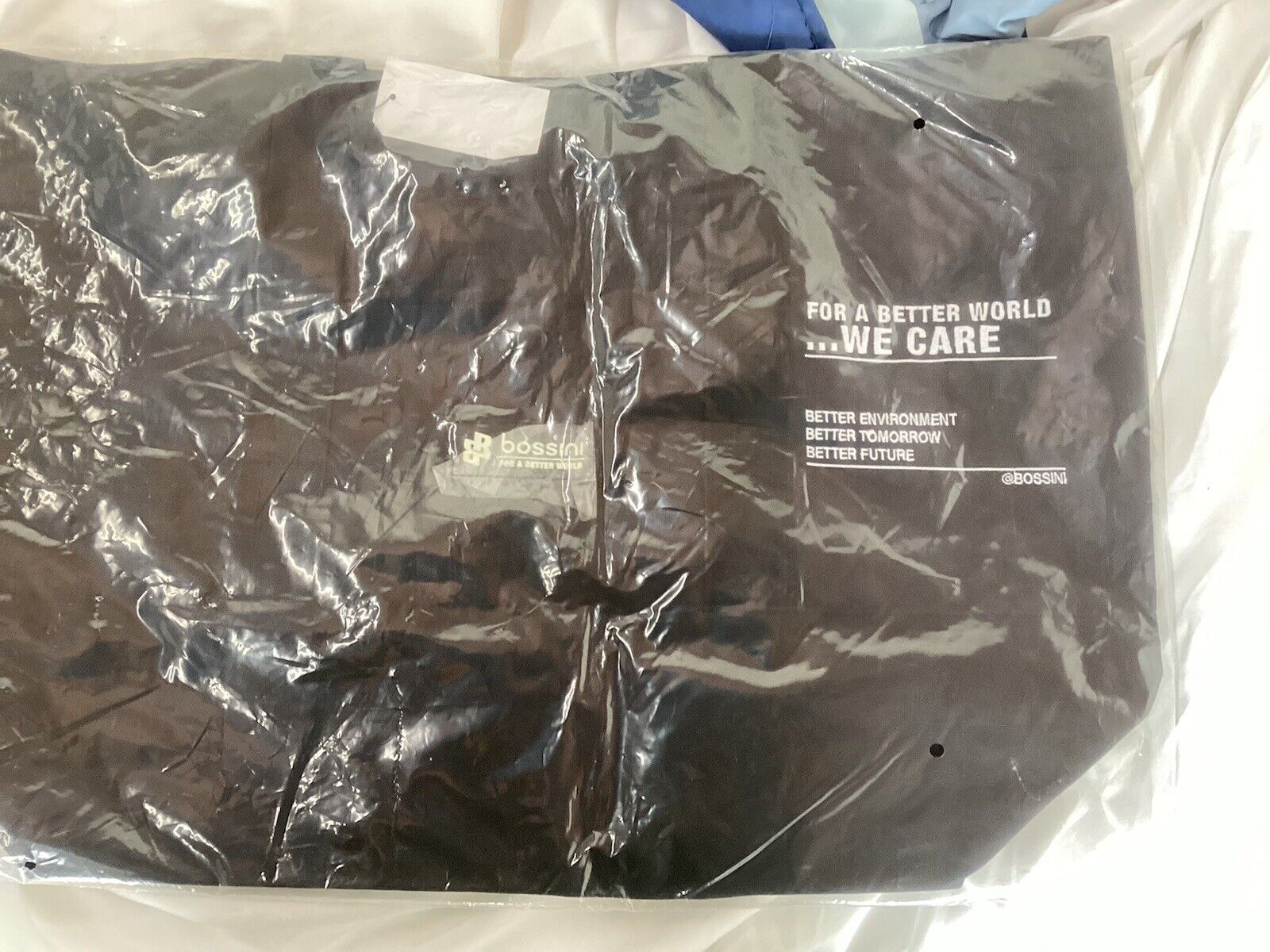 Bossini black tote bag. Brand New In Package