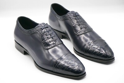 NWT STEFANO RICCI Leather   EAGLE Shoes Eu 41.5 Uk 7.5 Us 8.5 (SR101)