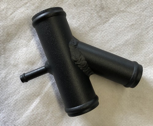 Fitting Coolant Y Hose Pipe Flange Housing Aluminium Connector Fit 1K0121087H - Picture 7 of 8