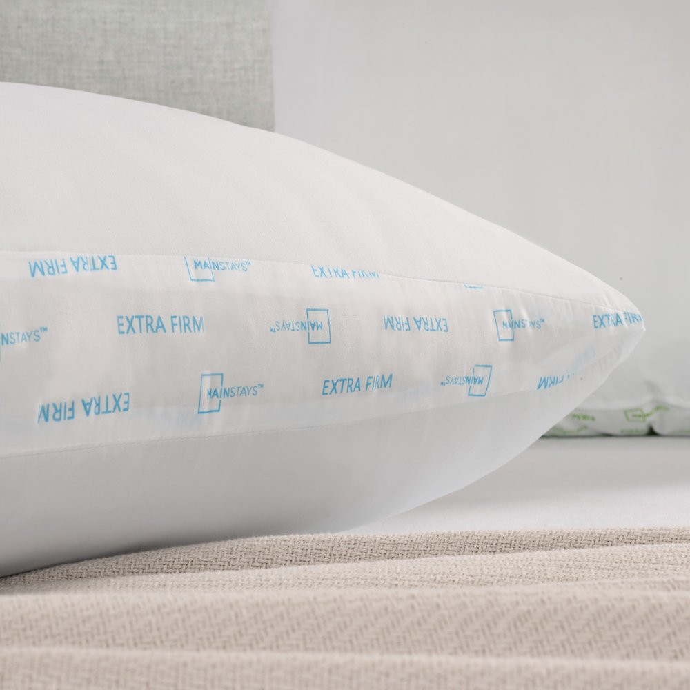Mainstays Bed Pillow Extra Firm , Ideal for Side Sleepers, Standard Queen