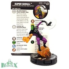 Heroclix Avengers Fantastic Four Empyre set Super Skrull 058 Super Rare w/card 