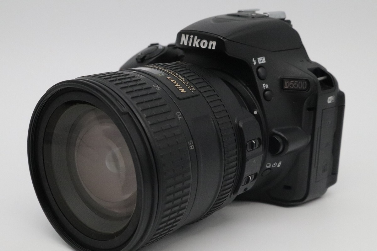 Nikon D5500 DSLR + AF-S NIKKOR 24-85mm ED VR Lens Kit Exc+++