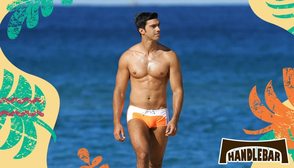 AussieBum Mens gibsons orange handlebar swim trunk Swimwear Size M L XL - Image 2 of 4