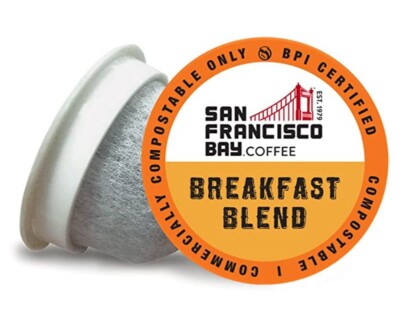 San Francisco Bay Coffee OneCUP Breakfast Blend 12 Ct Medium Roast - QUICK SHIP