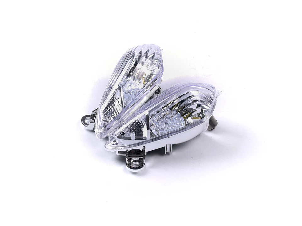 Lente transparente LED señales de giro delanteras para Honda 2010-2014 VFR1200F Foto 2 de 4