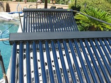Solar Swimming Pool Heater 18 Heat Pipe Tube Pressurized 3 Collectors