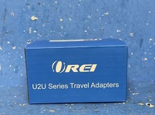 Germany, France, Schuko Travel Plug Adapter by OREI with Dual USB - USA Input 