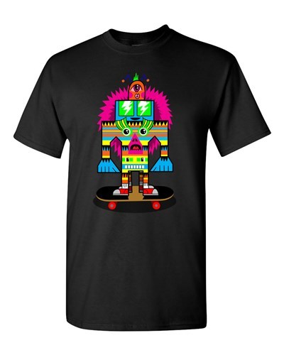 T-Shirt Maglietta Punk Skate Totem Novità DT Adulto - Foto 1 di 9