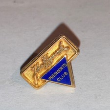 Rare Vintage 10k Gold Lapel Enamel Pin John Hancock President’s Club