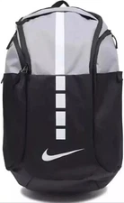Nike Hoops Elite Pro Basketball Backpack Black Grey White BA5554 012