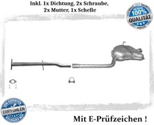 Auspuffanlage für Mini One / Cabrio 1.6 16V 66KW Auspuff Dichtung Schelle