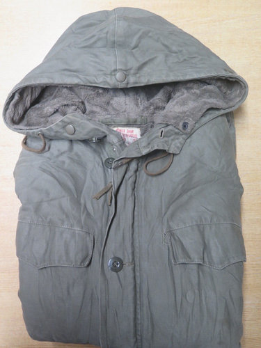 GERMAN ARMY CLASSIC PARKA Military Combat Jacket Coat OLIVE S 34-36" Euro 44-46 - Picture 10 of 10