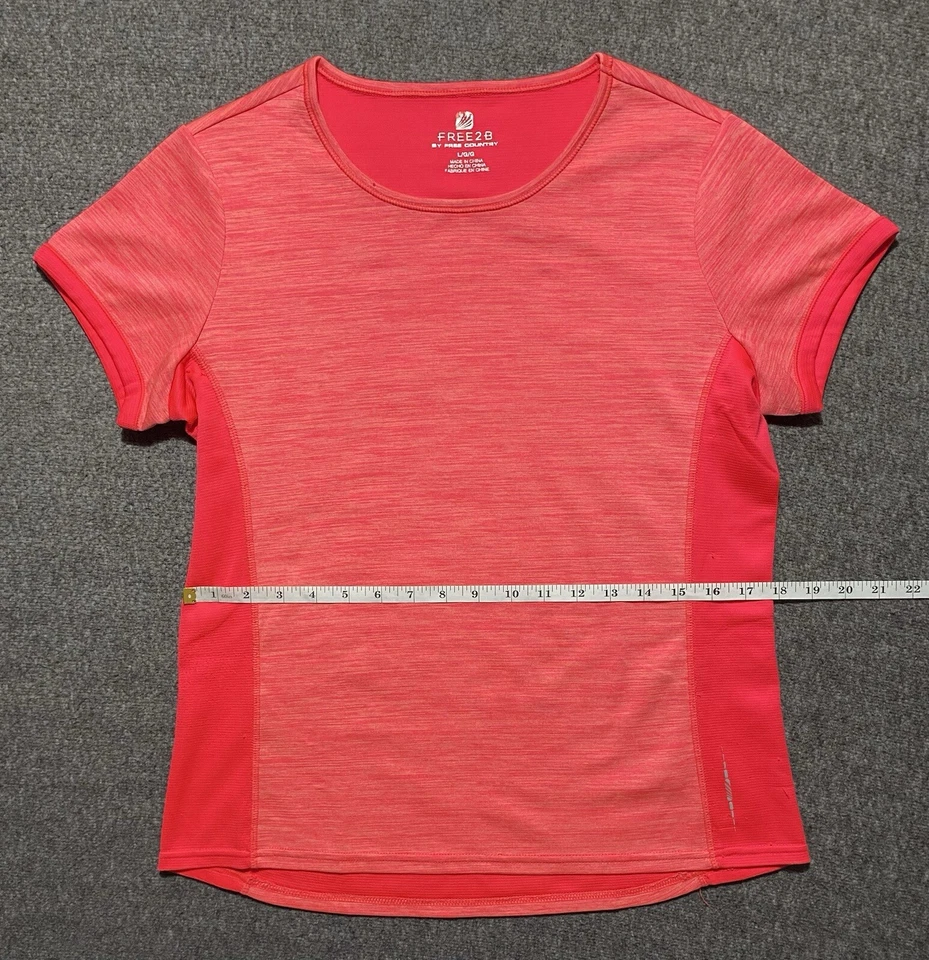 Женский спортивный топ с коротким рукавом FREE COUNTRY FREE 2 B розовый размер L - Изображение 4 из 4