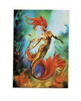1994 Cardz Julie Bell Fantasy Art - Tek-Chrome #T10 - Goldfish | eBay