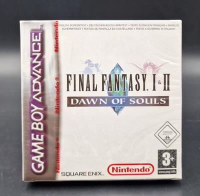 Final Fantasy I & II Dawn of Souls Nintendo Gameboy Advance GBA PAL BLISTER NEU