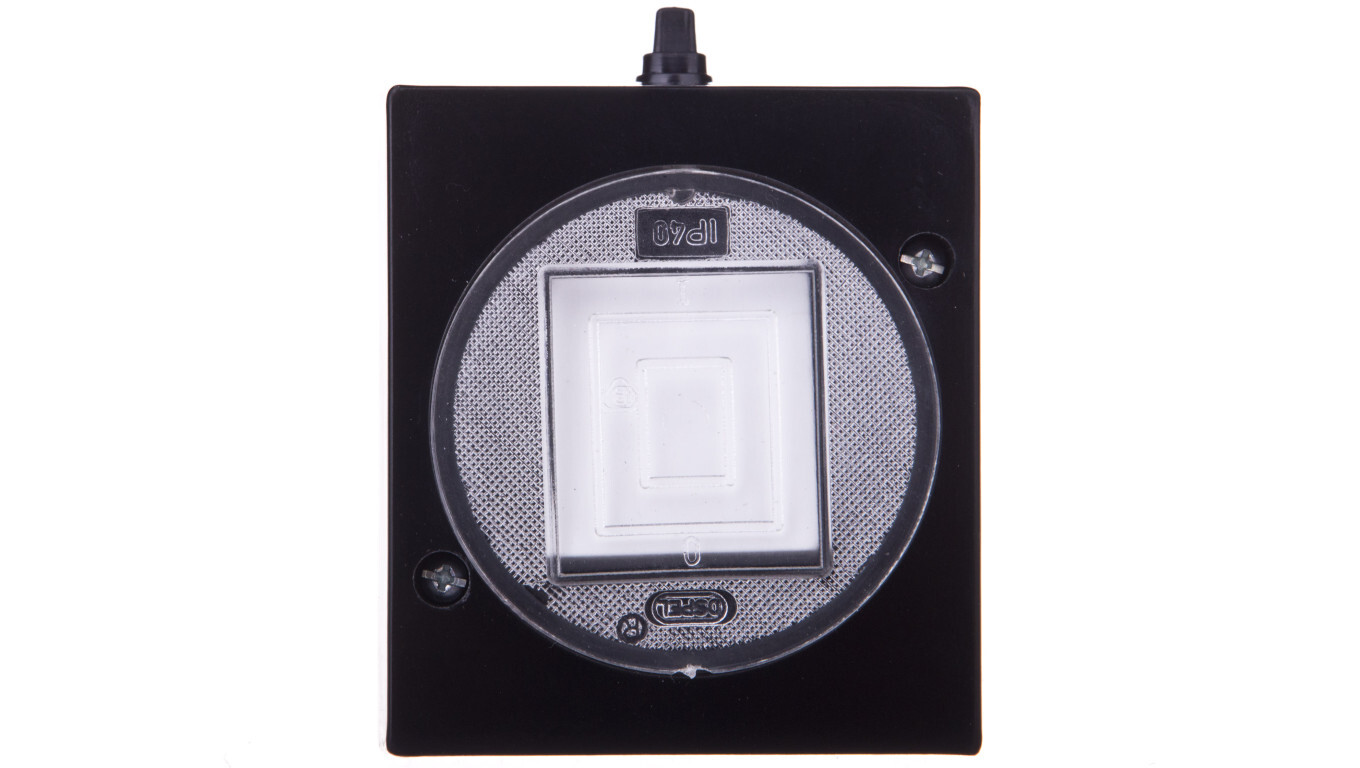 LAMBDA Single hermetic connector IP44 black ŁNH-1LC / 25 /T2UK