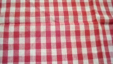 Candy Apple Red White Country Checkered Plaid Kitchen Tier